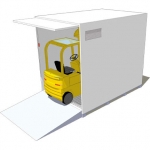BOX RICOVERO CARRELLI ELEVATORI